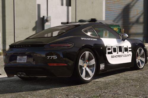 Porsche 718 Cayman S: Police Chase
